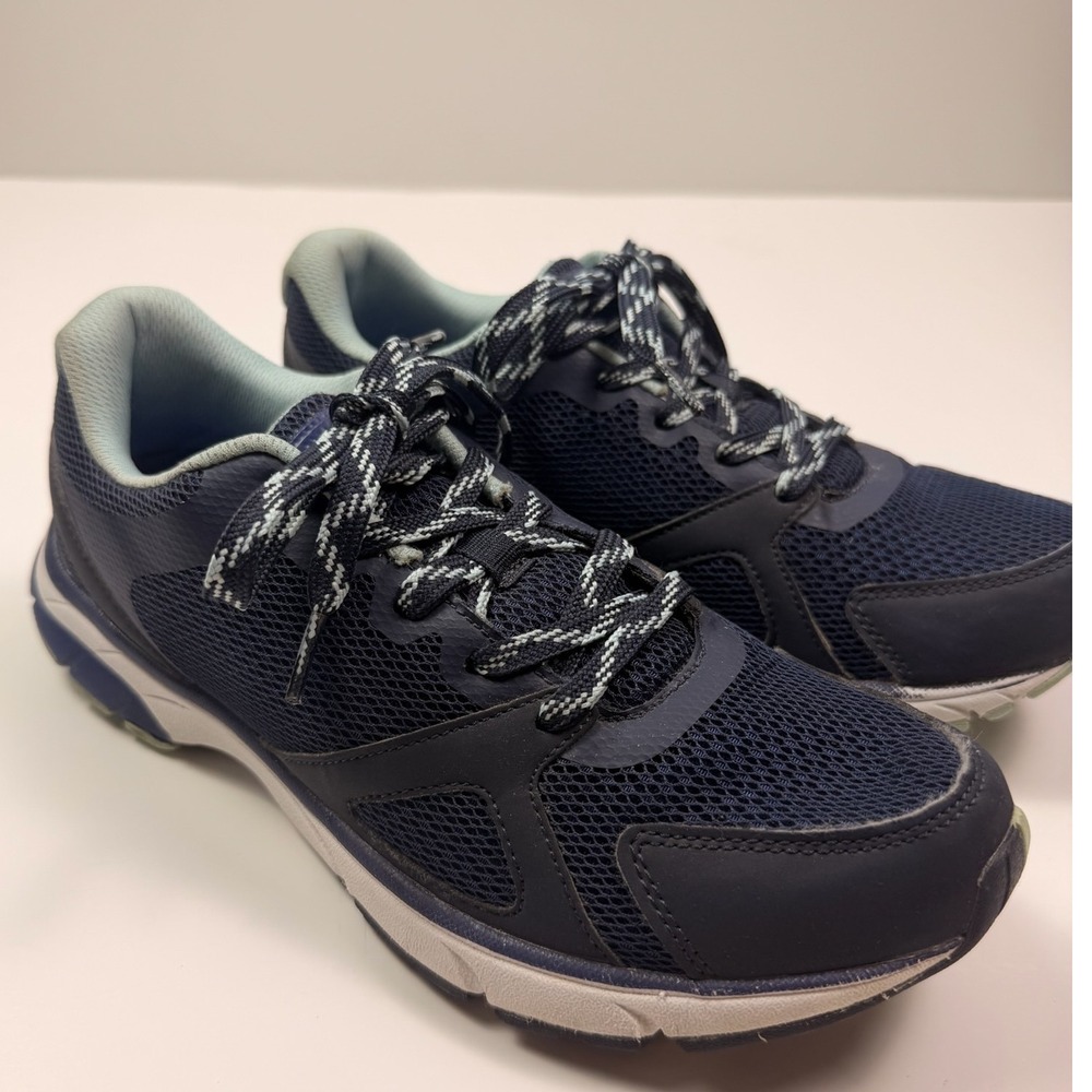 Vionic Tokyo Navy Blue Lightweight Orthotic Walking Sneakers Womens 8.5